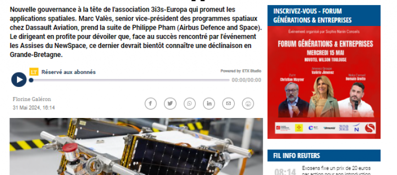 La Tribune du 31 mai 2024